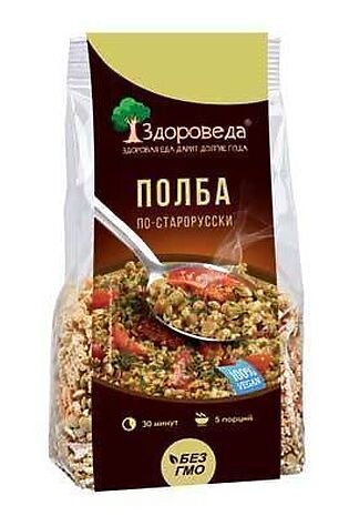 ЭКО-ПРОДУКТЫ Полба с зеленой чечевицей по-старорусски 250г #1184744