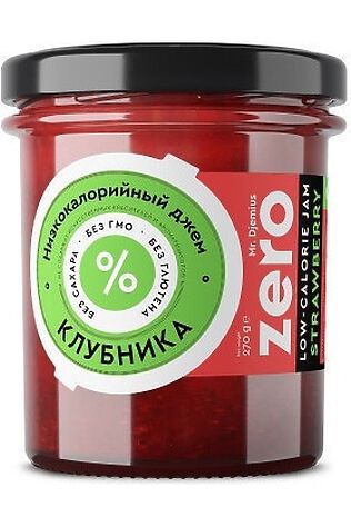 ЭКО-ПРОДУКТЫ Джем Клубника низкокалорийный 270г #1184959