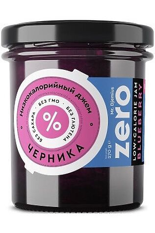 ЭКО-ПРОДУКТЫ Джем Черника низкокалорийный 270г #1184962