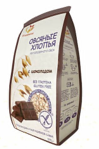 ЭКО-ПРОДУКТЫ Хлопья овсяные с шоколадом без глютена 375г #1185003