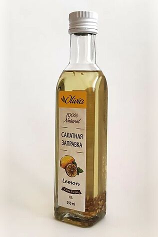 ЭКО-ПРОДУКТЫ Салатная заправка с цедрой лимона Olivia, стекло 250мл #1185016