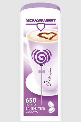 ЭКО-ПРОДУКТЫ Сахарозаменитель стевия Novasweet 650таб #1185058