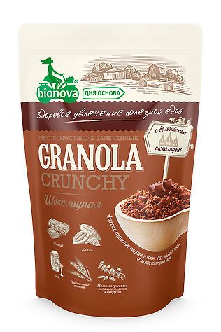 ЭКО-ПРОДУКТЫ Мюсли запеченные Bionova шоколадные 400г #1185064