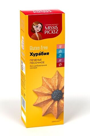 ЭКО-ПРОДУКТЫ Печенье Хурабие Missis Pickez 100г #1185118
