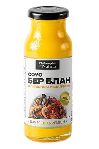 ЭКО-ПРОДУКТЫ Соус 'Бер-блан' с лимоном и шалфеем, бутылка стекло 230г #1185135