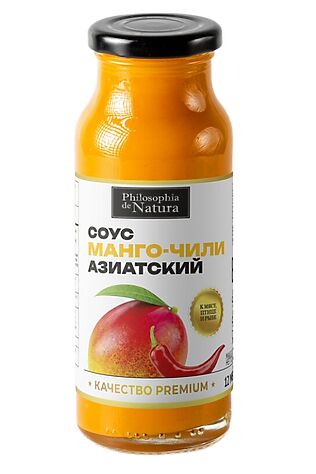 ЭКО-ПРОДУКТЫ Соус азиатский 'Манго-Чили' бутылка стекло 230г #1185136