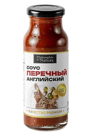 ЭКО-ПРОДУКТЫ Соус английский 'Перечный' бутылка стекло 230г #1185138