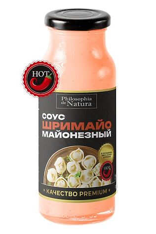 ЭКО-ПРОДУКТЫ Соус майонезный 'Шримайо' острый, бутылка стекло 220г #1185143