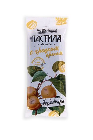 ЭКО-ПРОДУКТЫ Пастила Абрикосовая с грецким орехом 50г #1185159