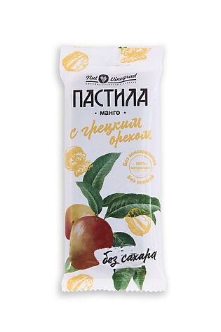 ЭКО-ПРОДУКТЫ Пастила Манго с грецким орехом 50г #1185160