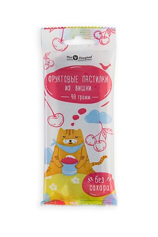 ЭКО-ПРОДУКТЫ Пастилки фруктовые 'Котики' Вишня 40г #1185163