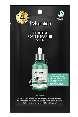 KRISTALLER JMsolution Восстанавливающая тканевая маска для лица / The Effect PDRN & Barrier Mask, 24 мл #1186977