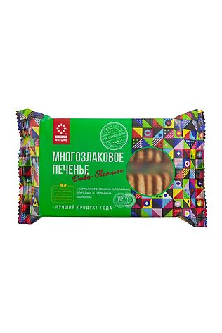 ЭКО-ПРОДУКТЫ Печенье овсяное 'Диво-Овсяное' многозлаковое с орехами 230г #1187128