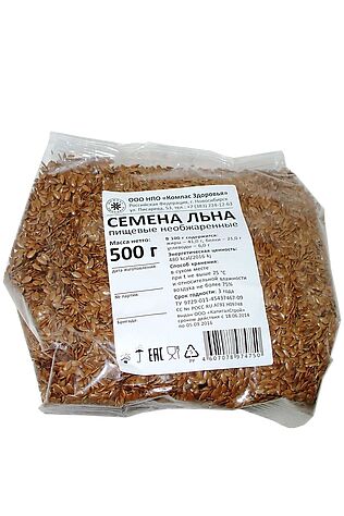 ЭКО-ПРОДУКТЫ Лён семена 500г #1187175