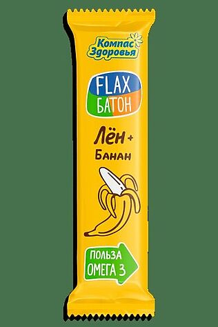 ЭКО-ПРОДУКТЫ Батончик 'Flax батон' Банан 30г #1187184