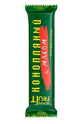 ЭКО-ПРОДУКТЫ Батончик фруктовый Hemp Fruit конопляный с маком 30г #1187193
