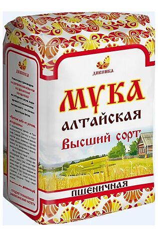ЭКО-ПРОДУКТЫ Мука пшеничная высший сорт 2кг  #1187262