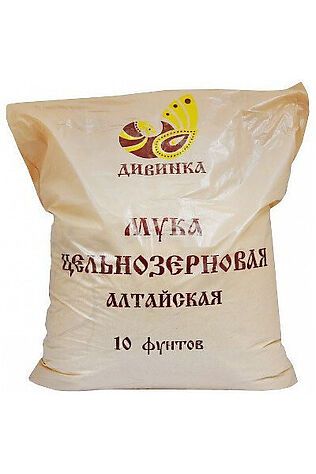 ЭКО-ПРОДУКТЫ Мука пшеничная обойная ц/з 4,1кг #1187264