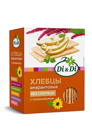 ЭКО-ПРОДУКТЫ Хлебцы амарантовые кукурузно-рисовые с топинамбуром 195г #1187297