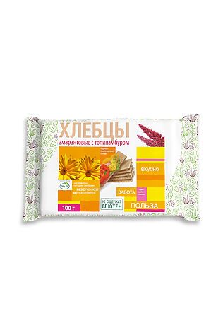 ЭКО-ПРОДУКТЫ Хлебцы амарантовые с топинамбуром 100г #1187484