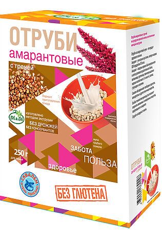 ЭКО-ПРОДУКТЫ Отруби амарантовые с гречей 250г #1187490