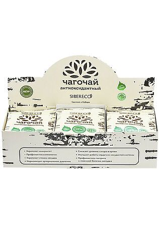 ЭКОПРОДУКТЫ Чагочай антиоксидантный гранулированный ш/б (24шт*2г) 48г #1187677