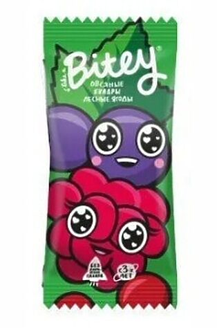 ЭКО-ПРОДУКТЫ Батончик Bitey Квадры Лесные ягоды фруктово-овсяный 30г #1187680