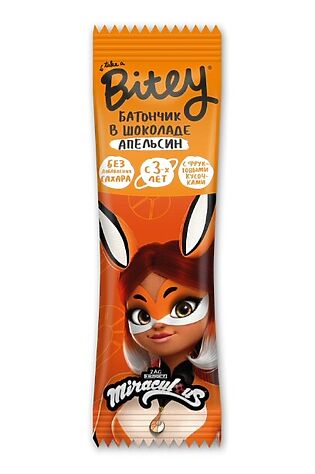 ЭКО-ПРОДУКТЫ Батончик Bitey 'Апельсин' в шоколаде 35гр #1187686