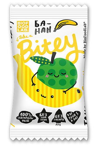 ЭКО-ПРОДУКТЫ Батончик Bitey яблоко-банан детский 25г #1187689