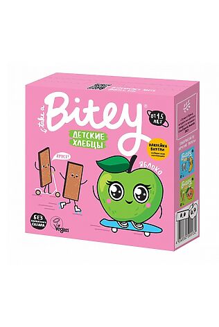 ЭКО-ПРОДУКТЫ Хлебцы Bitey кукурузно-рисовые 'Яблоко-шпинат' 40г #1187698