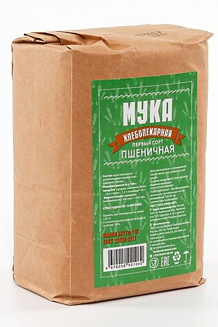 ЭКО-ПРОДУКТЫ Мука пшеничная хлебопекарная 1 сорта 1кг #1187738