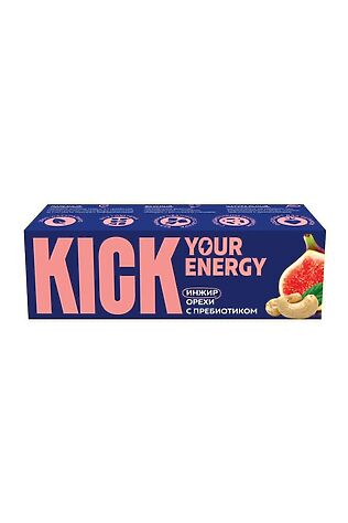 ЭКО-ПРОДУКТЫ Батончик 'KICK energy' инжир, орех, пребиотики 35г #1188768