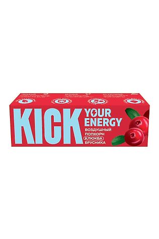 ЭКО-ПРОДУКТЫ Батончик 'KICK energy' рис. шарики, клюква, брусника 35г #1188771