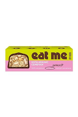 ЭКО-ПРОДУКТЫ Батончик EatMe шоколадный с арахисом 45г #1189271