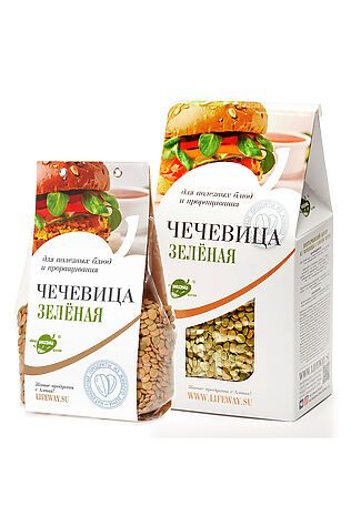 ЭКО-ПРОДУКТЫ Чечевица зерно для проращивания 500г #1189275