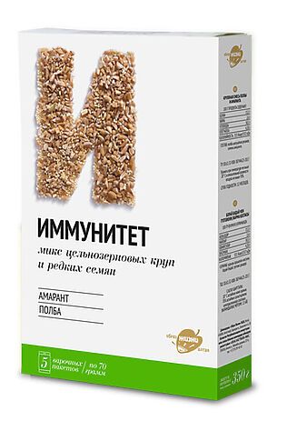 ЭКО-ПРОДУКТЫ Смесь семян 'Иммунитет' (Полба + Амарант) 350г #1189277
