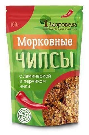 ЭКО-ПРОДУКТЫ Чипсы морковные с перчиком чили 100г #1189281
