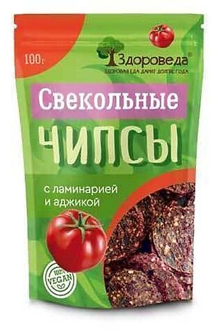 ЭКО-ПРОДУКТЫ Чипсы свекольные с ламинарией и аджикой 100г #1189282