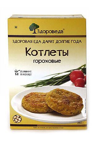 ЭКО-ПРОДУКТЫ Котлеты гороховые 280г #1189286