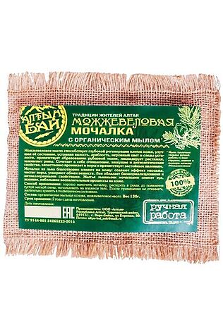 ЭКО-ПРОДУКТЫ Мочалка Можжевеловая, с органическим мылом 130г #1189606