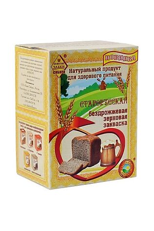 ЭКОПРОДУКТЫ Закваска зерновая бездрожжевая 360г #1189621