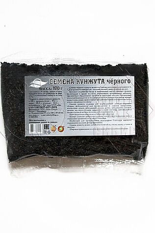 ЭКО-ПРОДУКТЫ Кунжут чёрный семена 200г #1189634