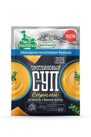 ЭКО-ПРОДУКТЫ Суп (крем-суп) протеиновый б.приготовления Сыр 20г #1189805