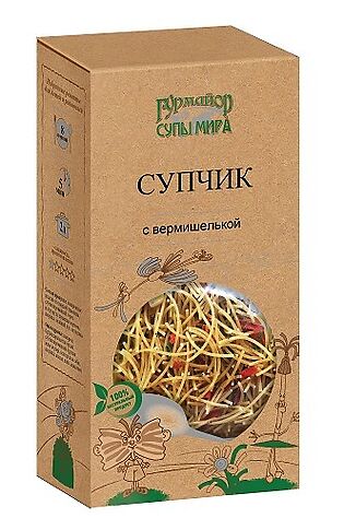 ЭКО-ПРОДУКТЫ Суп Вермишелька 210г #1189854