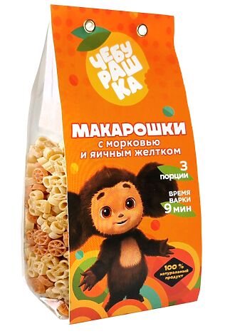 ЭКО-ПРОДУКТЫ Макарошки детские 'Чебурашка' Морковь и яичный желток 250гдетские 'Чебурашка' Брокколи и шпинат 250г #1189867
