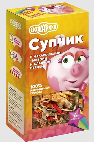 ЭКО-ПРОДУКТЫ Супчик с макарошками, тыквой и сладким перцем 160г #1189870