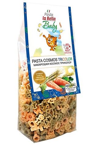 ЭКО-ПРОДУКТЫ Макароны пшеничные Космос 'триколор' 250г #1189876