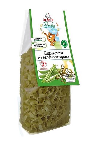 ЭКО-ПРОДУКТЫ Макароны Сердечки из гороха 250г #1189878