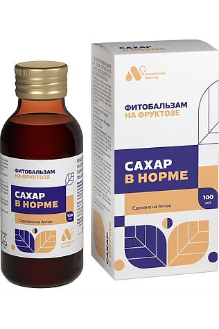 ЭКО-ПРОДУКТЫ Бальзам 'Сахар в норме' (без сахара) 100мл #1190328