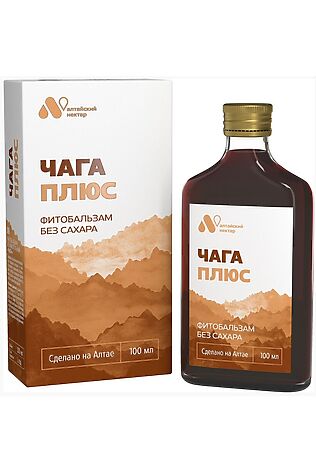 ЭКО-ПРОДУКТЫ Бальзам 'Чага +' (без сахара) 100мл #1190330